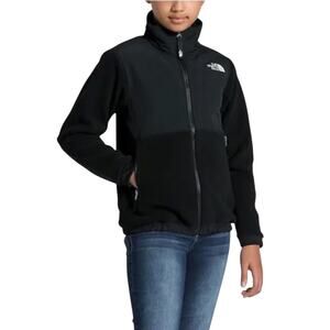 2/$30 The North Face Denali Fleece Jacket Black Classic Girls Size S